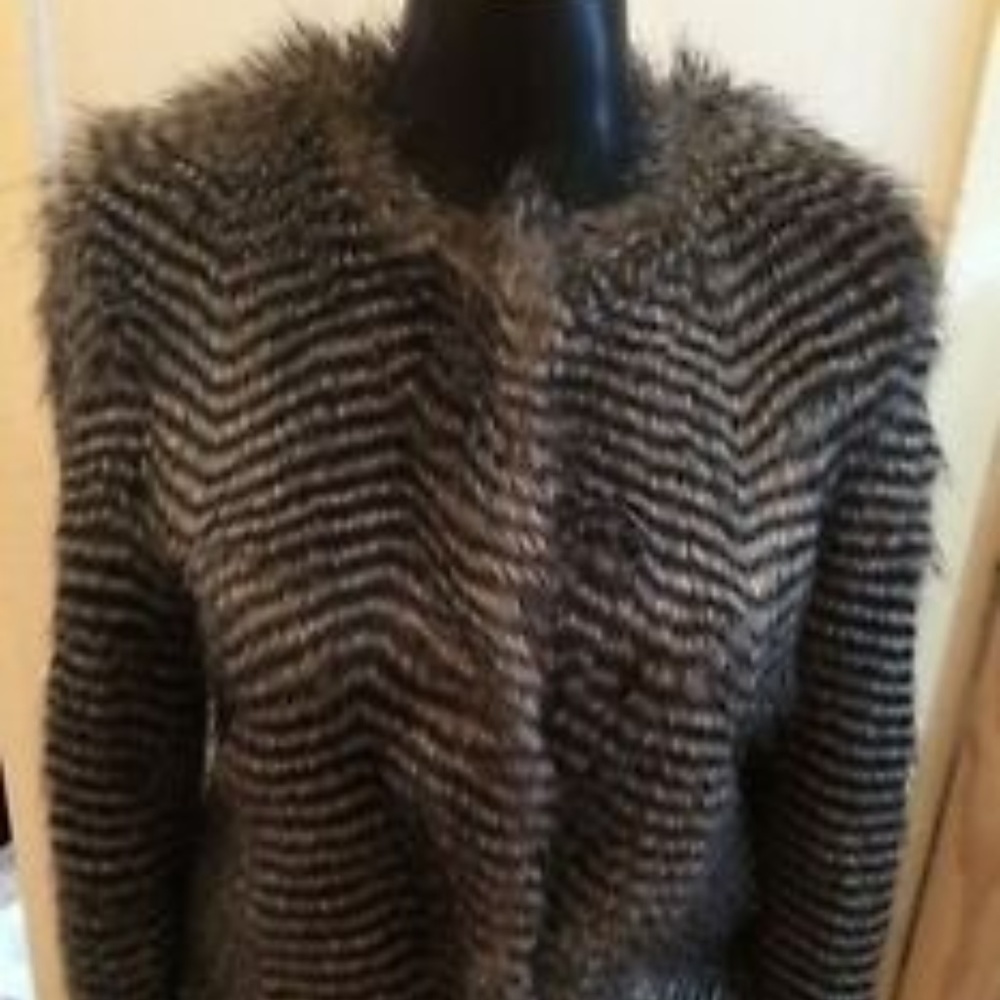 Warehouse fake fur jacket